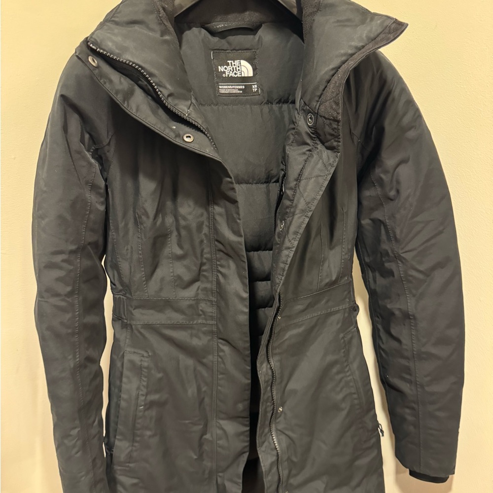 North Face Parka w/ detachable faux fur hood